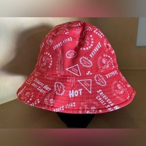Unisex Red Sriracha Hot Bucket Hat